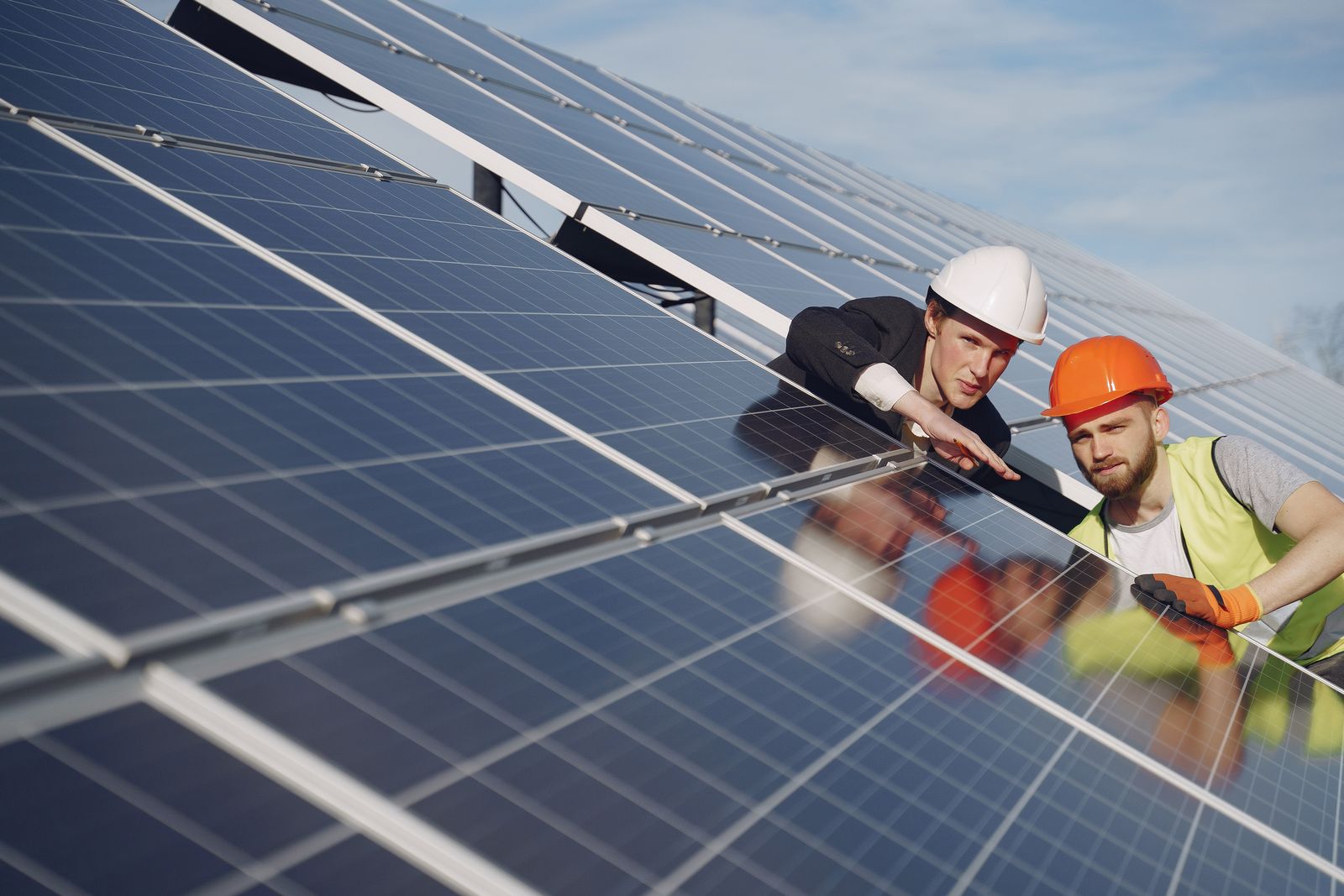 Installation de panneaux photovoltaïques