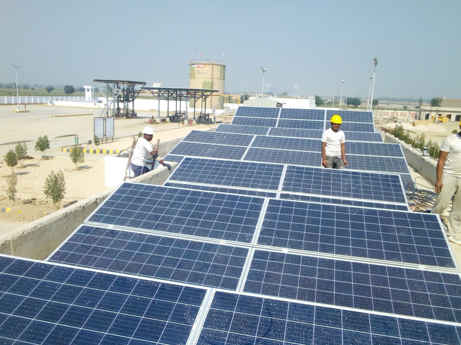 Centrale photovoltaïque industrielle